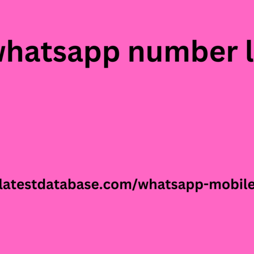 whatsapp number list