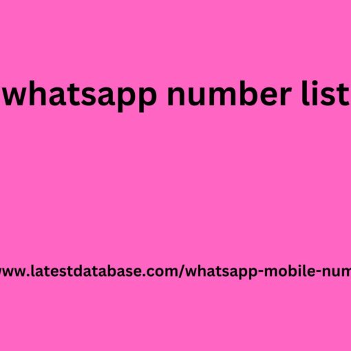 whatsapp number list